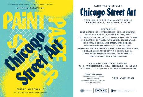 Paint Paste Sticker flyer